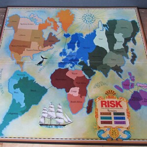 Vintage RISK Board Game 1980 Complete - Etsy