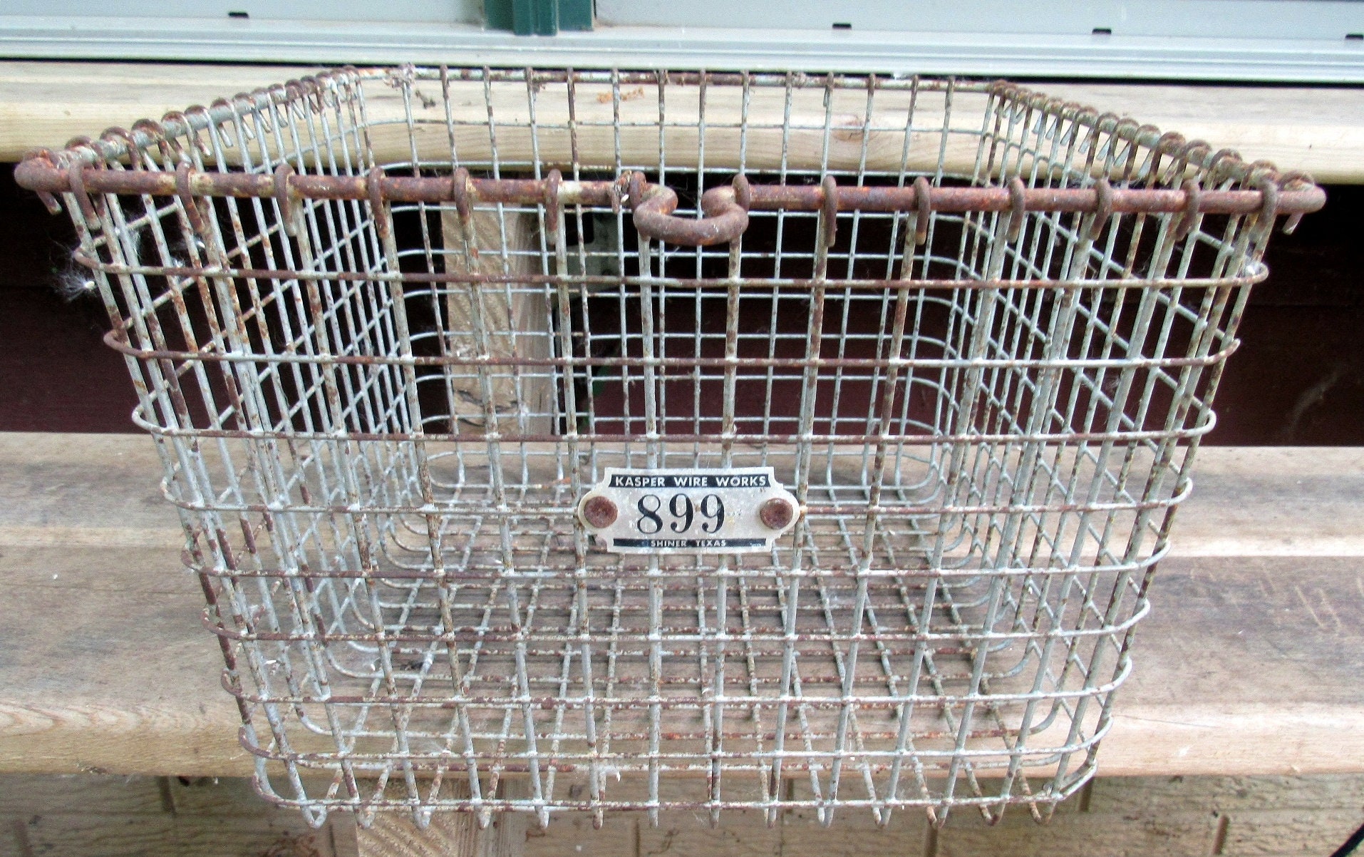 Cestas Decoración Industrial Alambre Cesta Número de Metal | Etsy