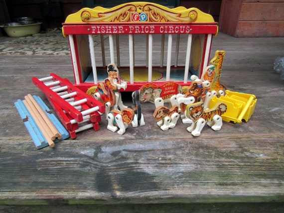 fisher price circus train 1962