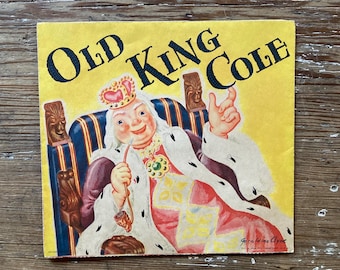 Vintage Pop Up/Stand Up Children's Nursey Rhyme Old King Cole Illustrated by Geraldine Clyne