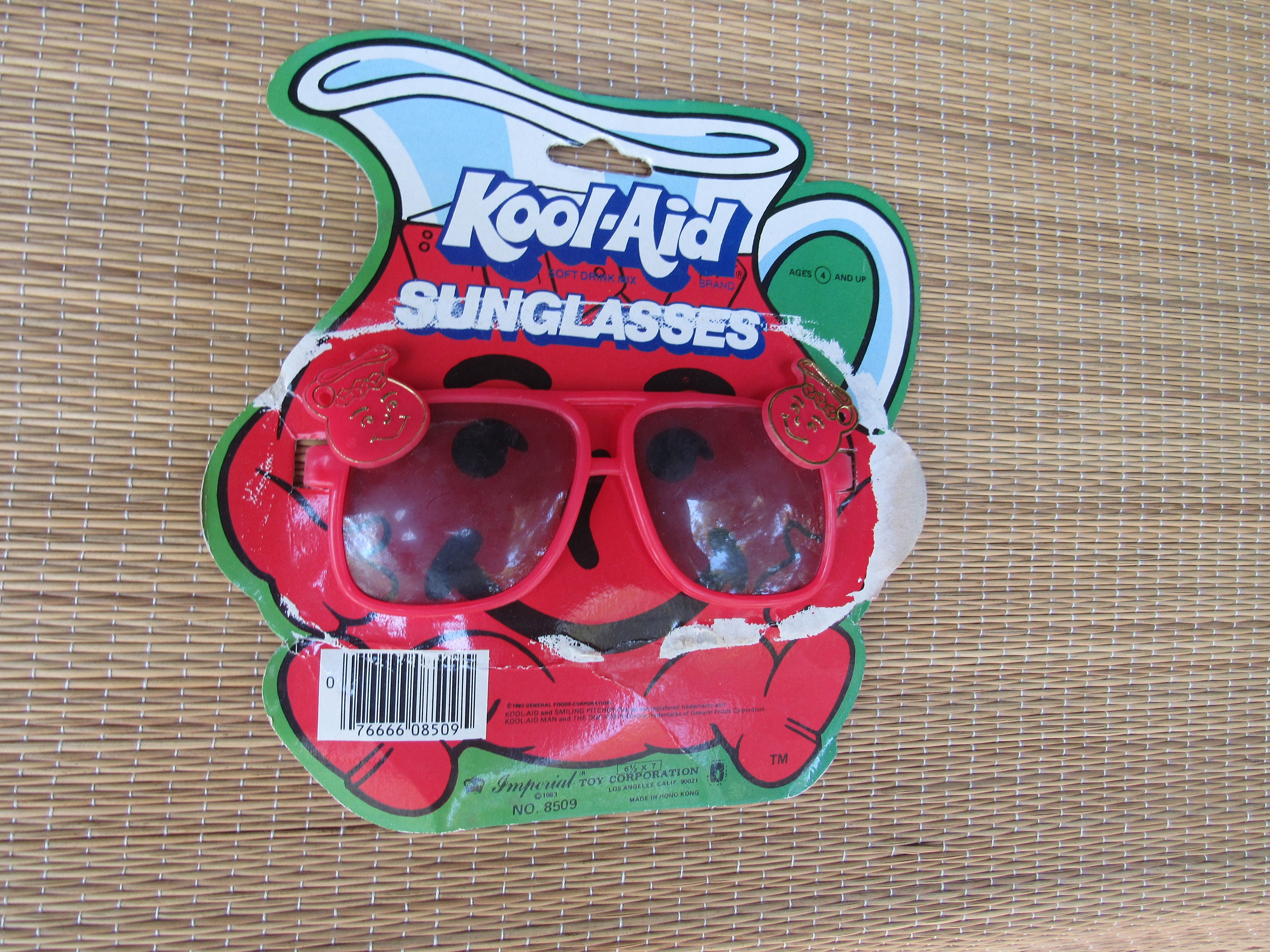 Vintage Kool aid Sunglasses 1983 With Original Cardboard Package No Plastic Cover Etsy