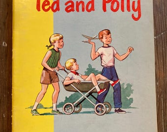 Vintage Ted and Polly 1962 Text Workbook