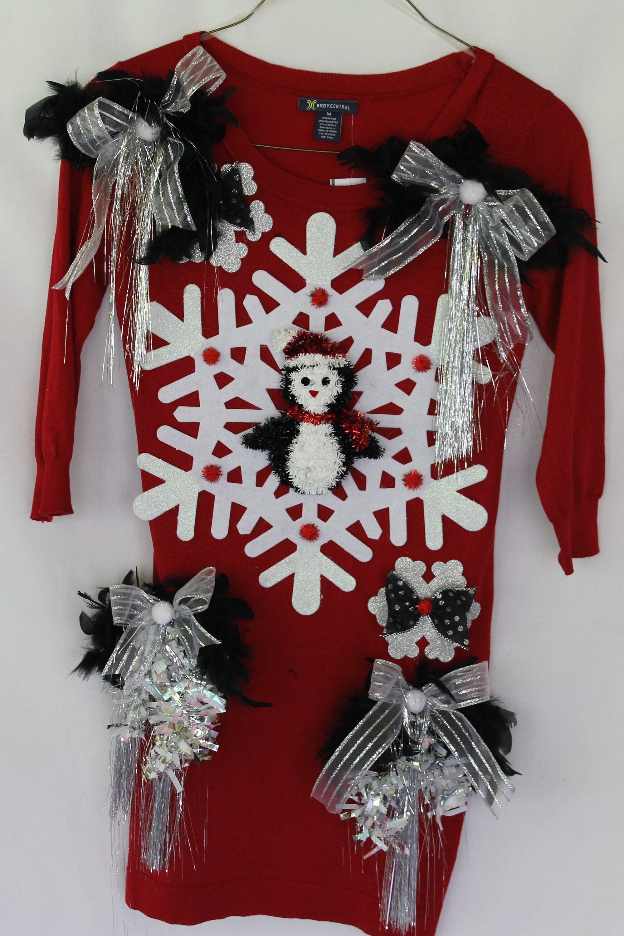 sexy ugly sweater dress