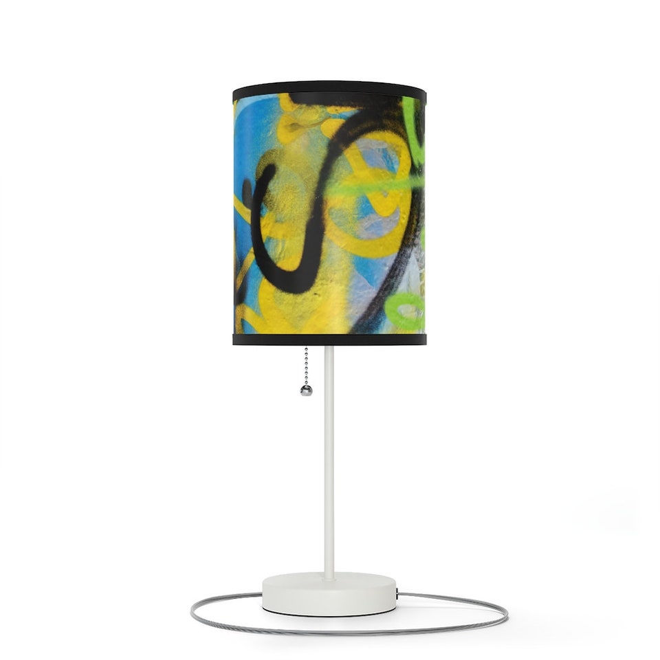 Discover Graffiti Art Lamp on a Stand, US|CA plug