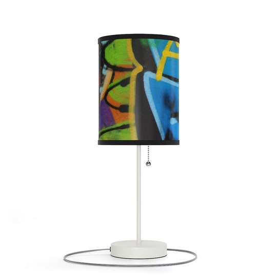 Disover Graffiti Art Lamp on a Stand, US|CA plug