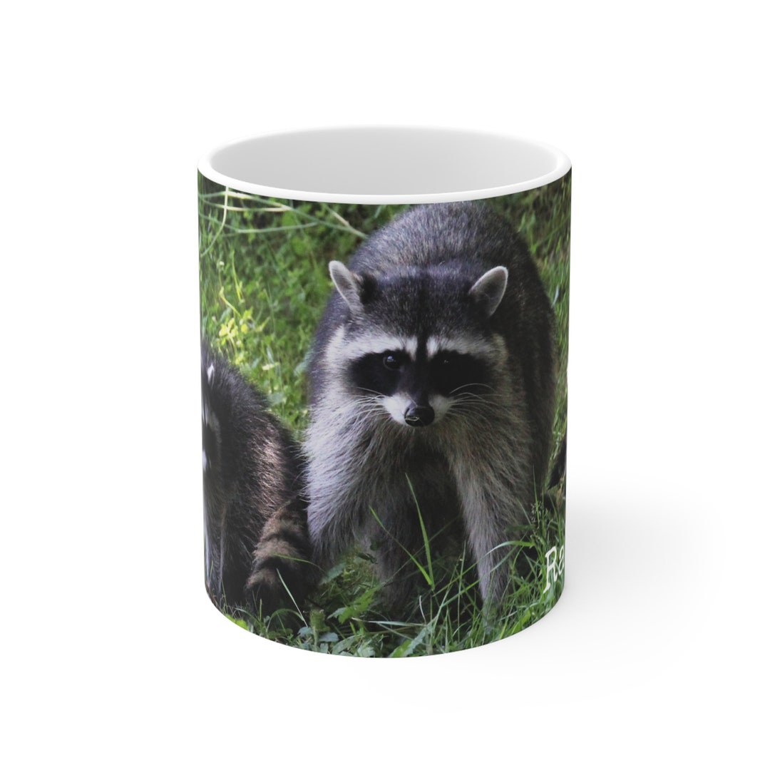 Raccoons Coffee Mug Animal Coffee Cup Mug 11oz - Etsy