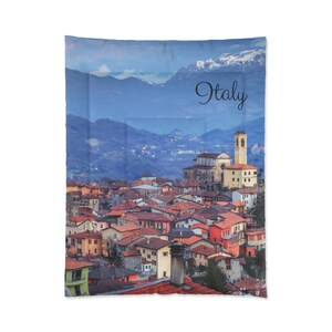 68”x88” Twin Size Italy Gift Bedroom Comforter