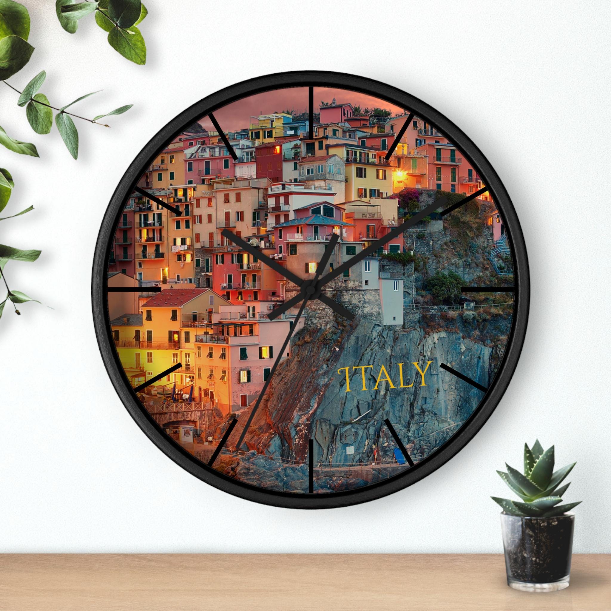 Tulup Horloge Murale En Verre fi 30 cm - Nébuleuse