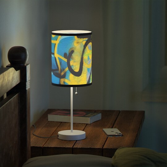 Disover Graffiti Art Lamp on a Stand, US|CA plug