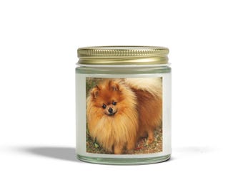 Paw-Scented Candle: Coconut Apricot Wax, Dog-Themed Gift