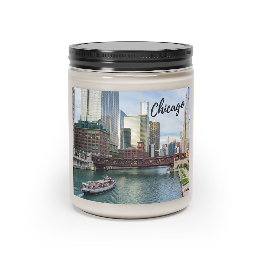 Candles Home & Living Chicago Skyline Scented Candle 9oz