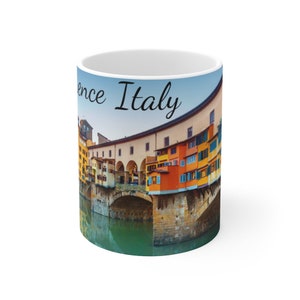 Beautiful Italy Cup Florence Italy Ceramic Mug 11oz