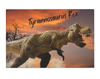 36"x24" Tyrannosaurus Rex Dinosaur Area Rug