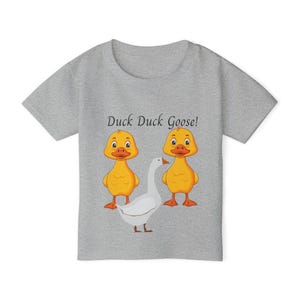 Duck Duck Goose Toddler T-Shirt: Funny Animal Print, Playtime Apparel