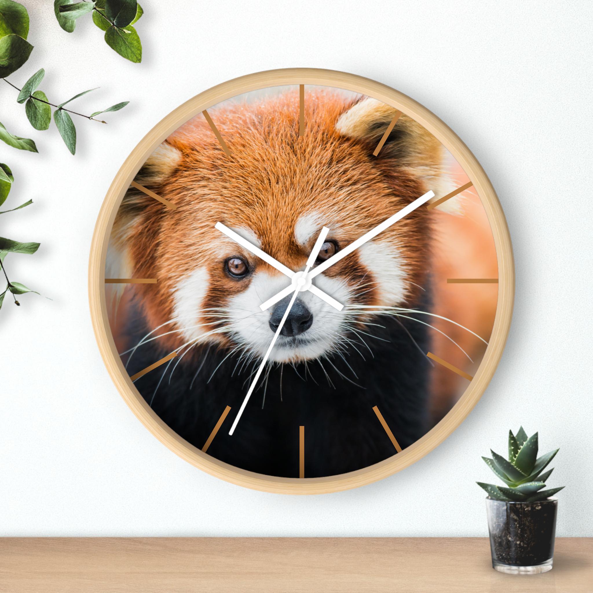 10インチ レッサーパンダ 壁掛け時計 - Etsy 日本