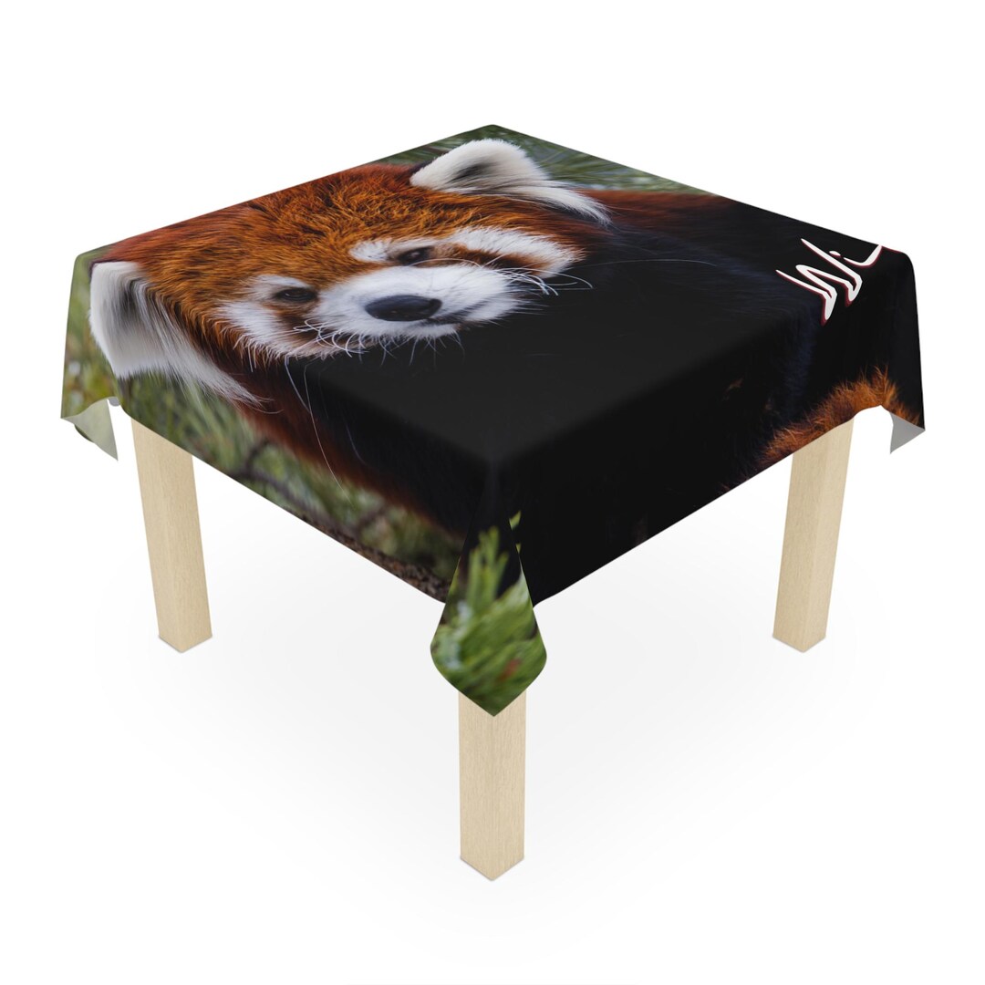 Wild Red Panda Tablecloth - Etsy UK