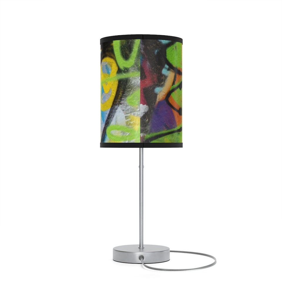 Discover Graffiti Art Lamp on a Stand, US|CA plug