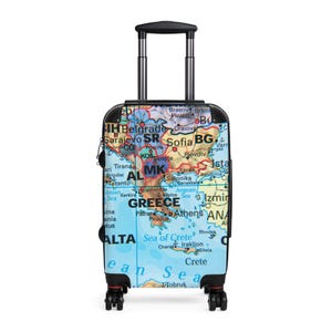 Kleiner Griechenland Crete Map Reisekoffer