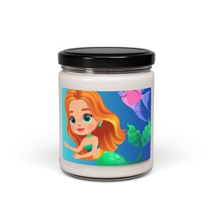 Mermaid Apple Harvest Scent Scented Soy Candle, 9oz