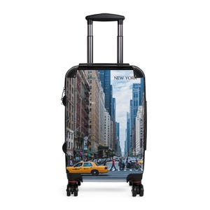 New York City Suitcase | Travel Luggage, Vacation Essentials, Gift for Travelers, Airport Ready, Adventure