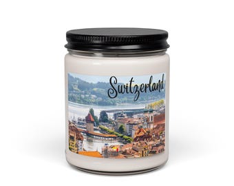 Switzerland Scented Soy Candle, 9oz