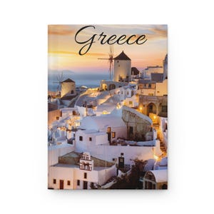 Griechenland Hardcover Notizbuch Matte