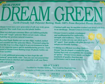 Tamaño de artesanía, Quilters Dream Green, selecto (desván medio)