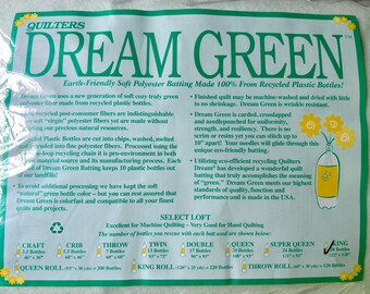 Tamaño King, Quilters Dream Green, selecto (Mid Loft)