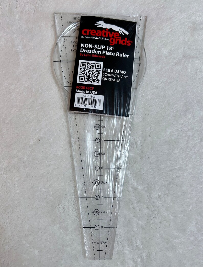 Creative Grids 18 Degree Dresden Plate Quilt Ruler - Etsy