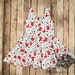 4th of July popsicle twirly dress red white and blue toddler and girls circle skirt dress 