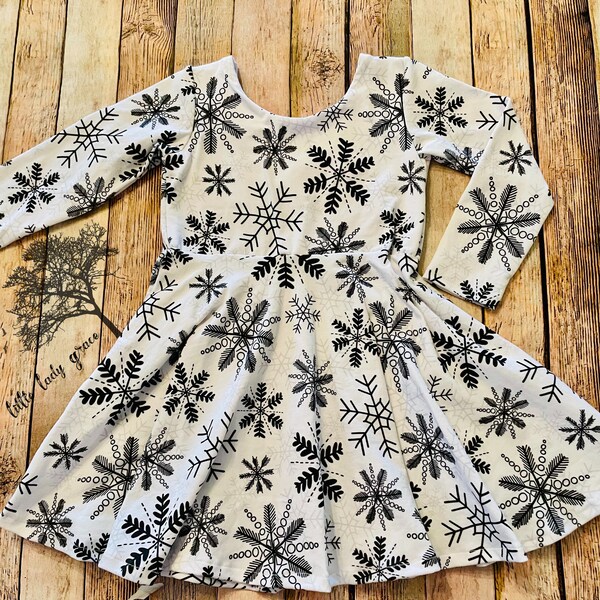 Snowflake Dress Etsy