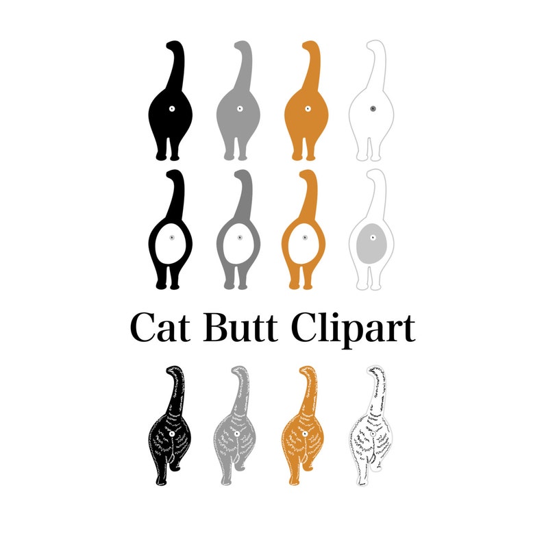 cat butt statue