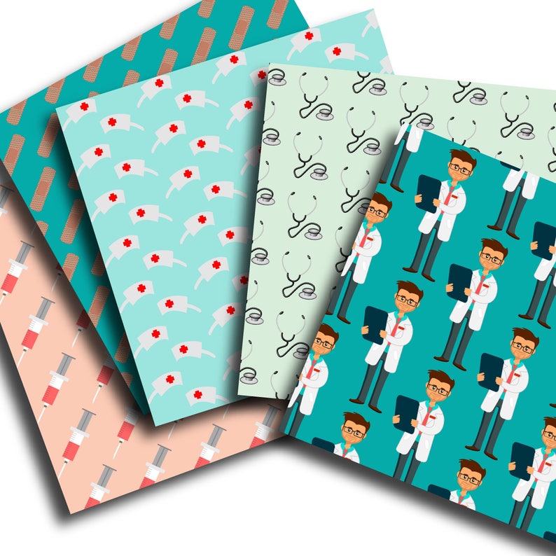 Medical Paper Nurse Paper Doctor Paper Diagnostics Doctor Etsy UK