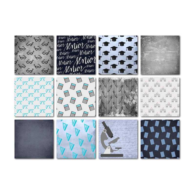 Graduation Paper Graduation Scrapbook Paper Notebook Paper Etsy