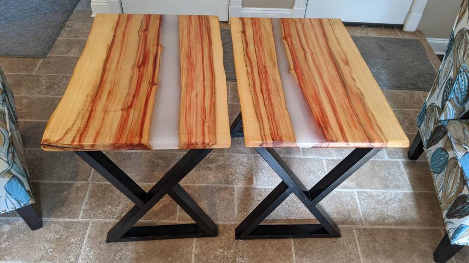 Box Elder Hardwood Live Edge End Tables 2 Etsy