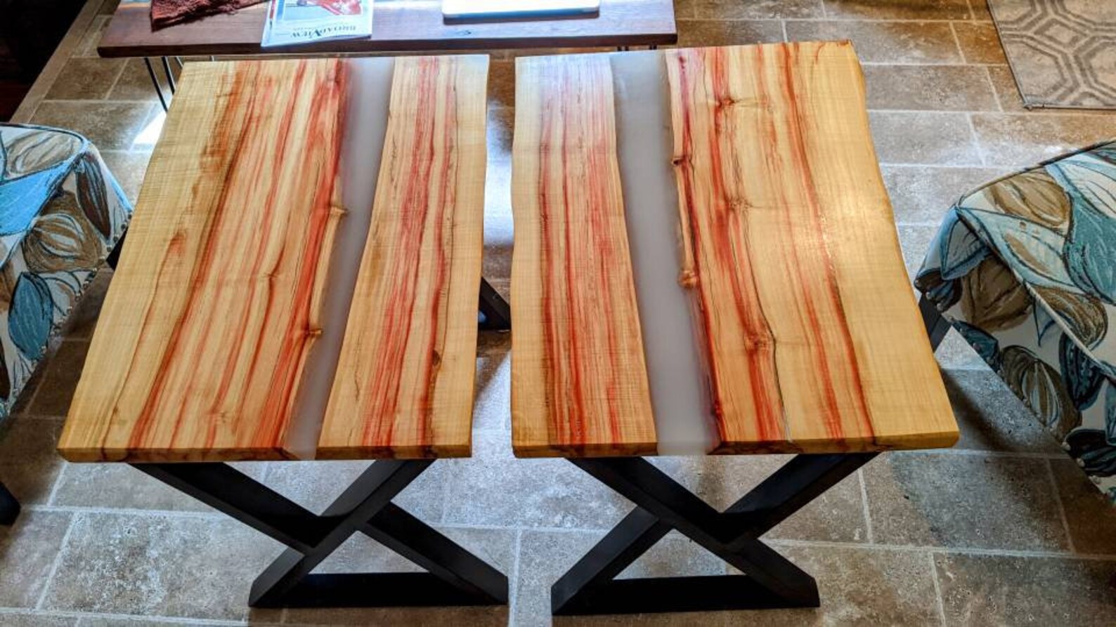 Box Elder Hardwood Live Edge End Tables 2 Etsy