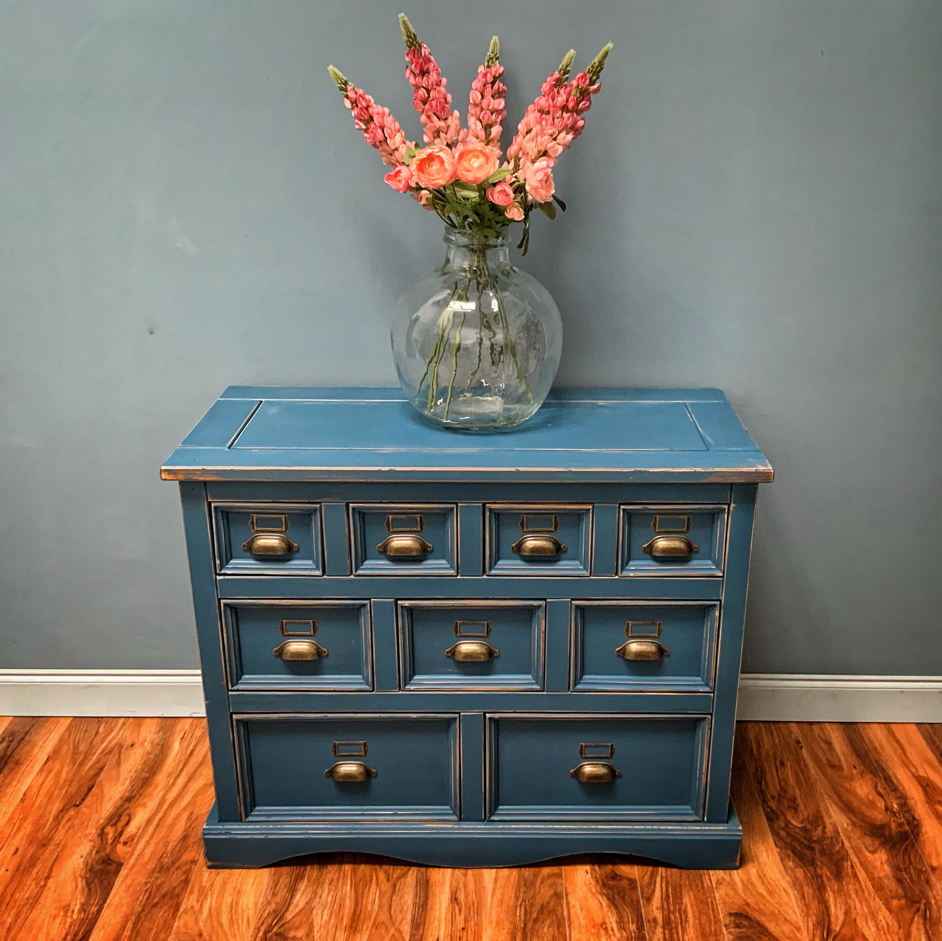 Hermoso banco de estilo boticario de cajones aparador de pecho | Etsy