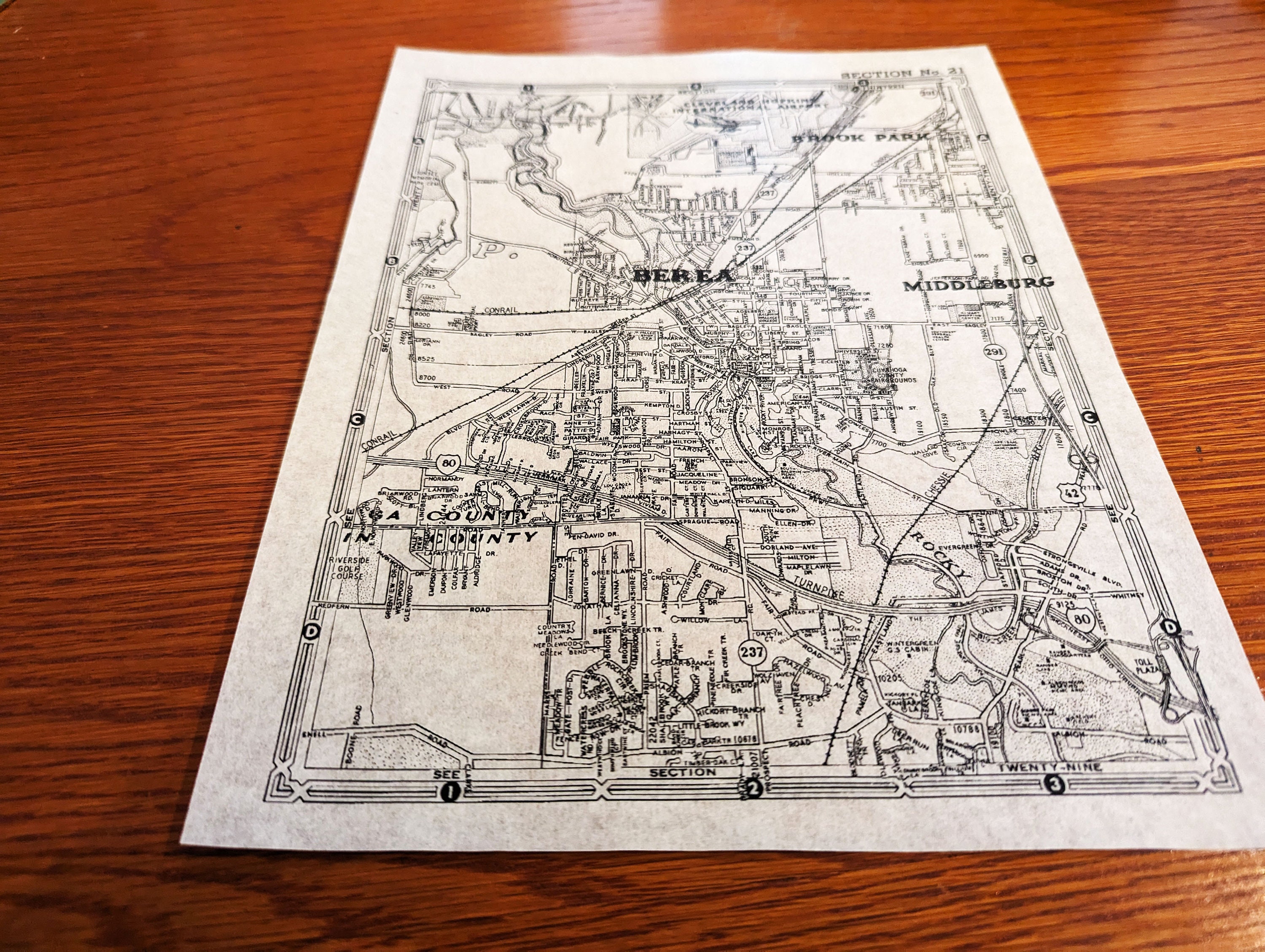 Vintage Translucent Map Paper for Art Journaling, Decoupage & Mixed ...