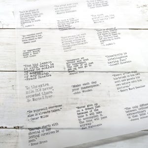 Translucent Quote Ephemera Paper for Art and Junk Journaling & Mixed Media Art, (5 sheets) immagine 8