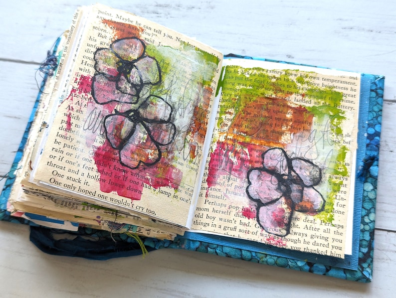 Vintage Book Pages Paper Pack, Unique Ephemera for Junk Art Journals ...