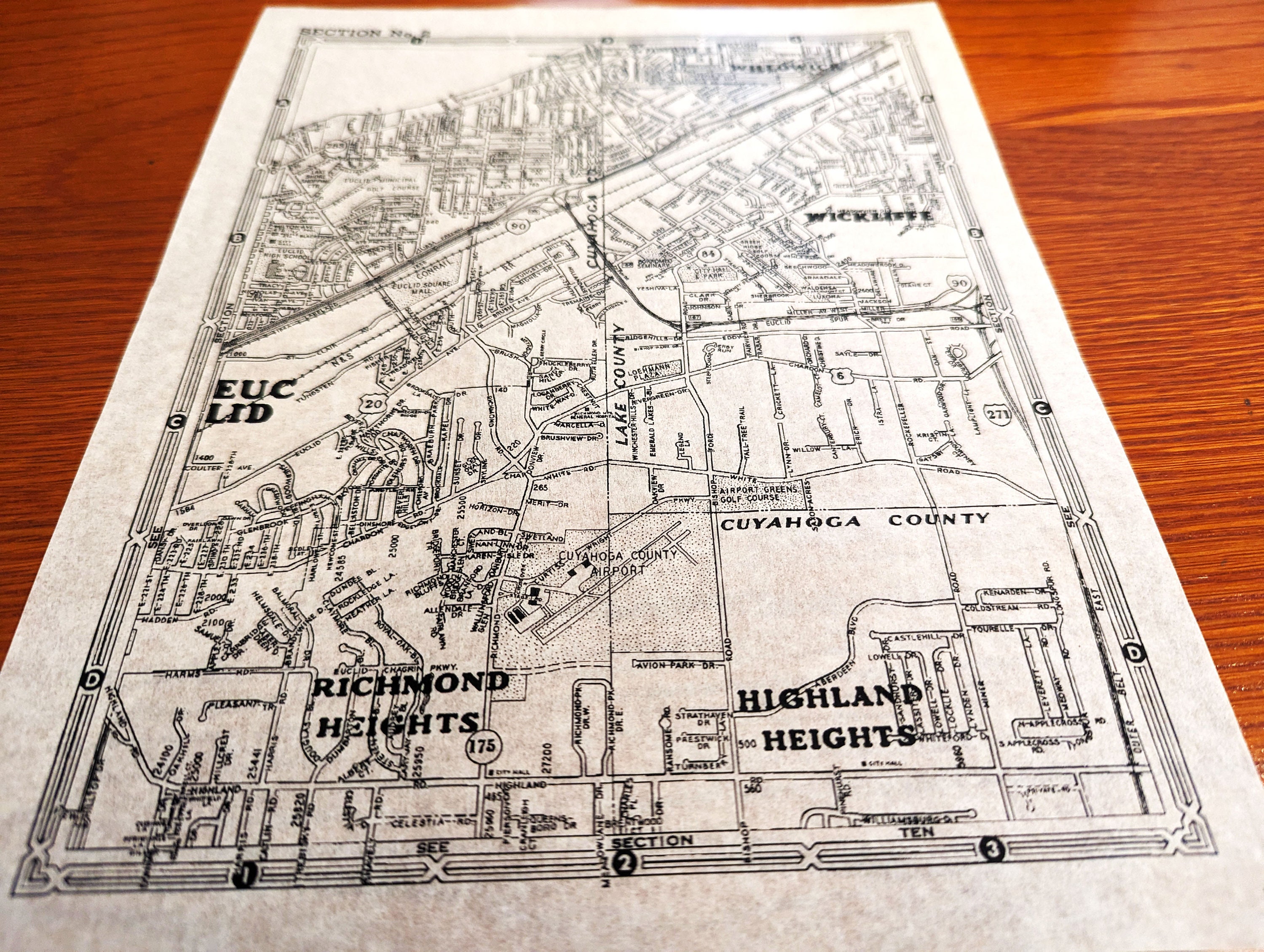 Vintage Translucent Map Paper for Art Journaling, Decoupage & Mixed ...