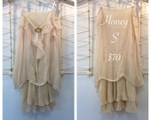 Boho Vintage Dress- Honey