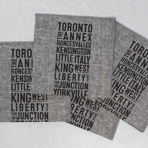 Serviettes en rouleau pour bus du quartier de Toronto
