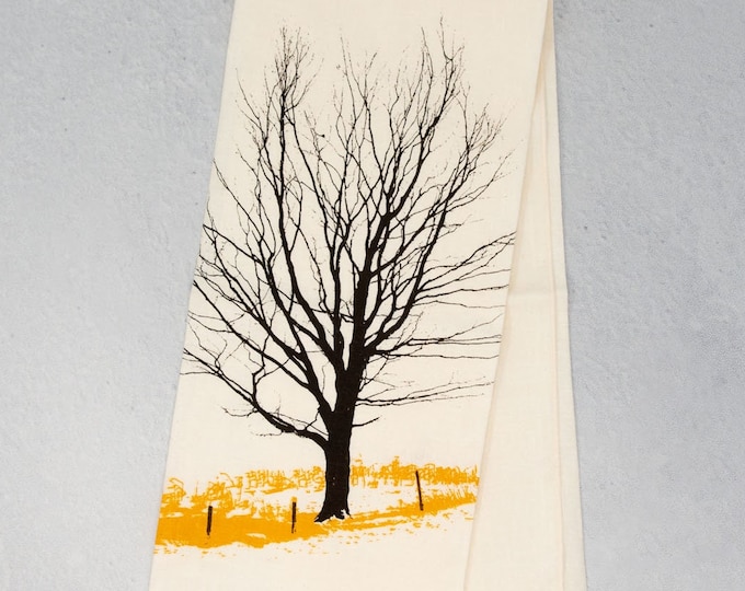 Winter Farm Tea Towel