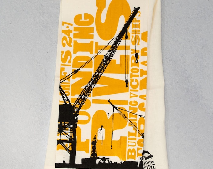 Shipyards Tea Towel