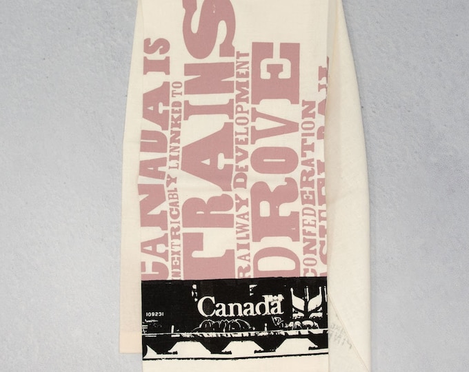 Canadian Railcar Tea Towel