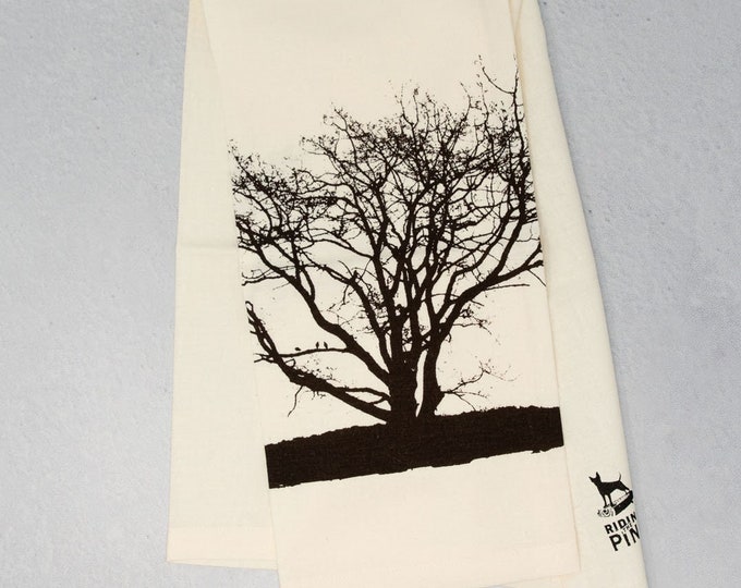 Winter Oak Tea Towel