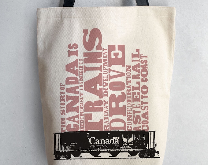 Canadian Icons Railcar Shopping Bag