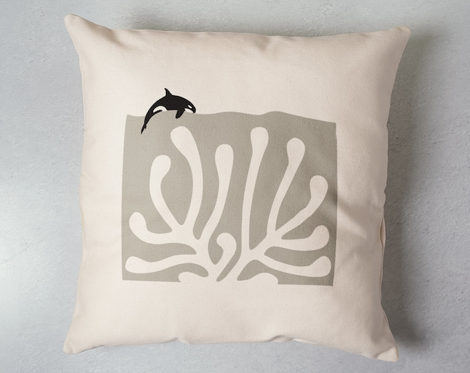 Legends of the North Orca Whale Pillow