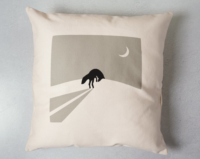 Legends of the North Coyote Pillow